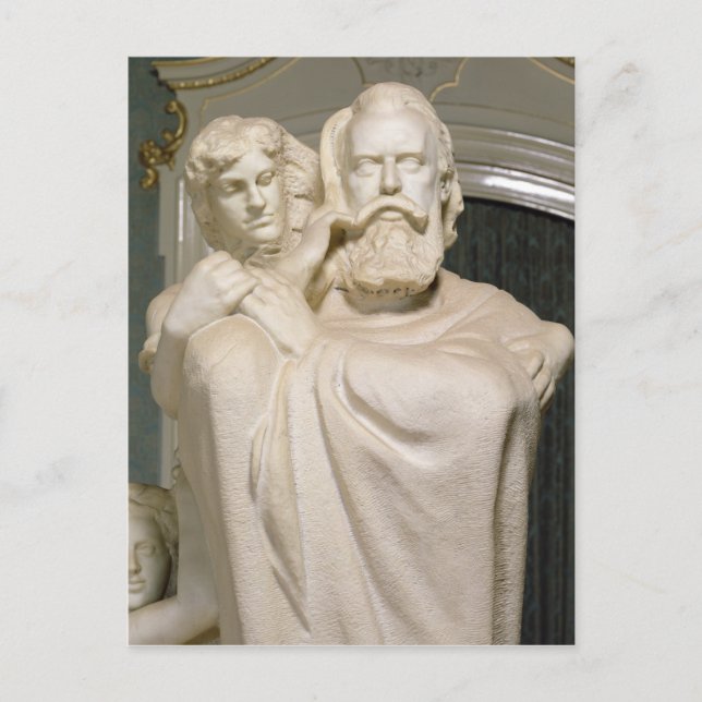 Postal Dedicación al Brahms, 1909 (Anverso)