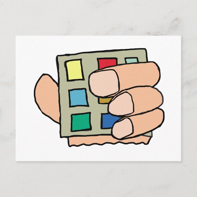 Postal Dedo de grasa (Anverso)