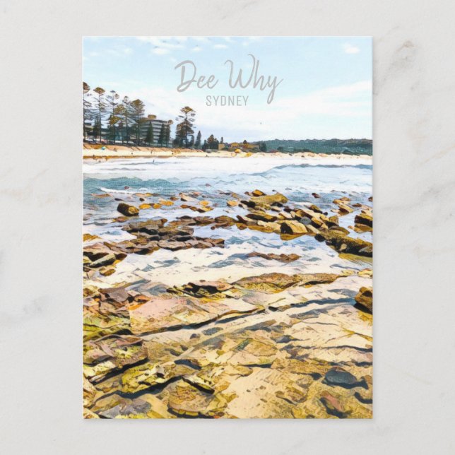 Postal Dee Why Sydney Northern Beaches (Anverso)