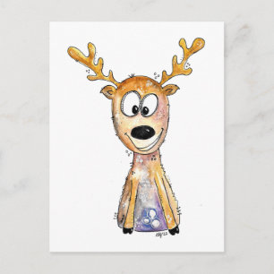 Postal Deer caprichoso