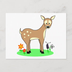 Postal Deer de Personalizado lindo
