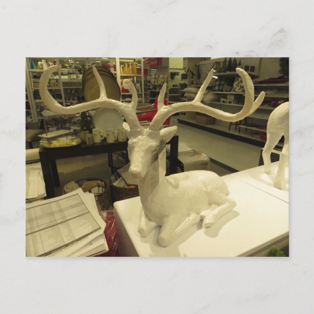 Postal Deer decorativo (Anverso)