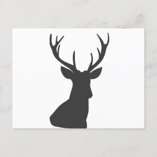 Postal Deer Deer Silhouette Silhouette Animal Wild