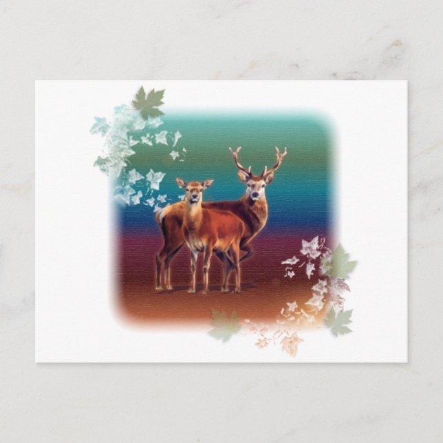 Postal Deer Duo (Anverso)