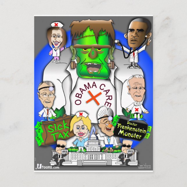 Postal Defendamos el cuidado de Obama (Anverso)