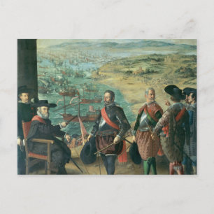 Postal Defensa de Cádiz contra los ingleses, 1634