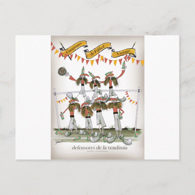 Postal defensa de fútbol de España (Anverso)