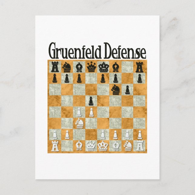 Postal Defensa de Grünfeld (Anverso)