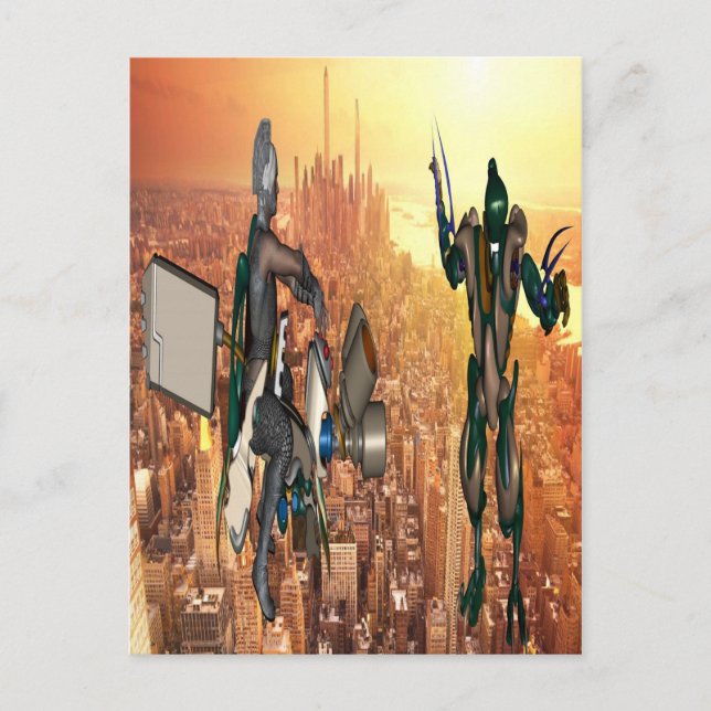 Postal Defensa del Planeta Tierra (Anverso)