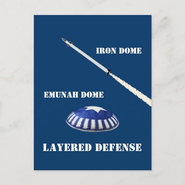 Postal Defensa en capas (Anverso)