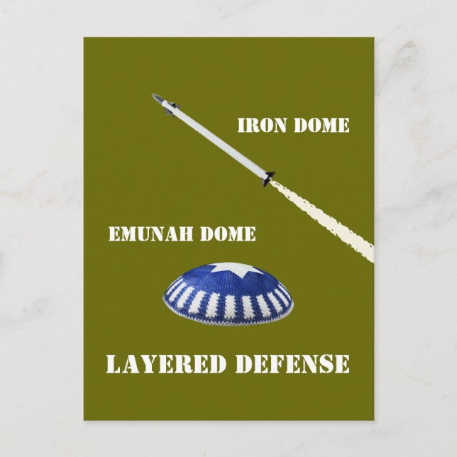 Postal Defensa en capas (Anverso)