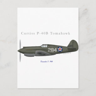 Postal Defensa P-40B de Pearl Harbor