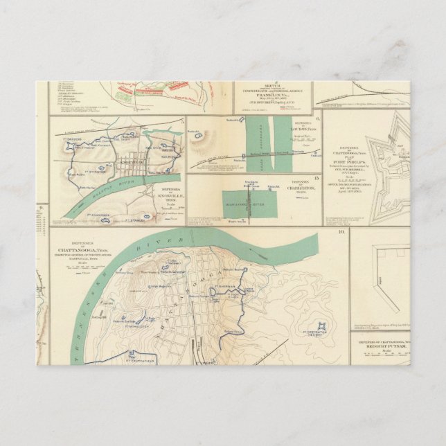 Postal Defensas Chattanooga (Anverso)