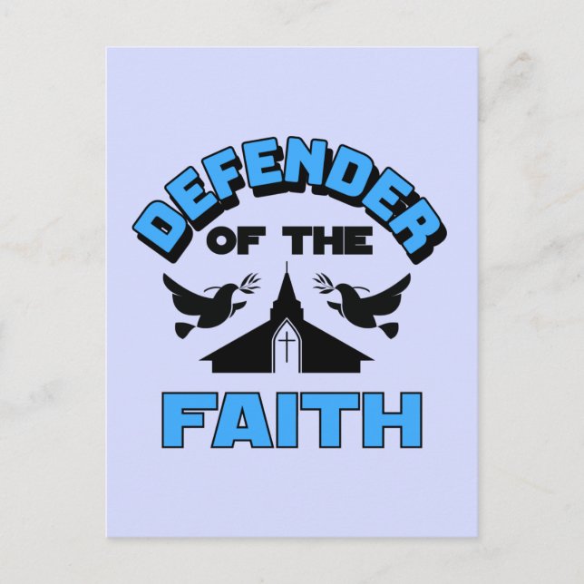 Postal Defensor de la fe (Anverso)