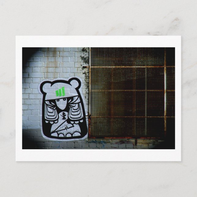 Postal Defensor de la parrilla (Anverso)