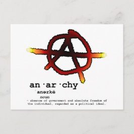 Postal Definición de anarquía
