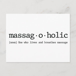 Postal Definición de masajeo-a-holic