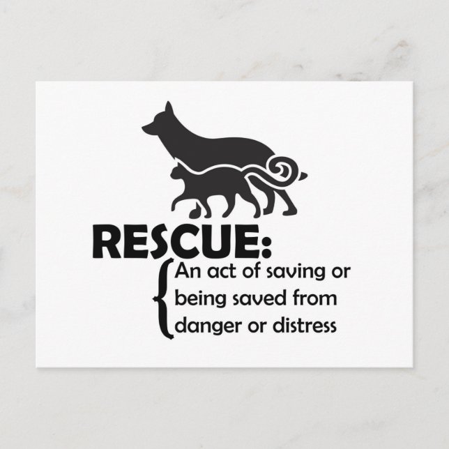 Postal Definición de rescate (Anverso)