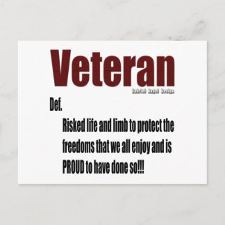 Postal Definición de Veterano