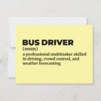 Definición Divertida de Conductor de Transporte Es