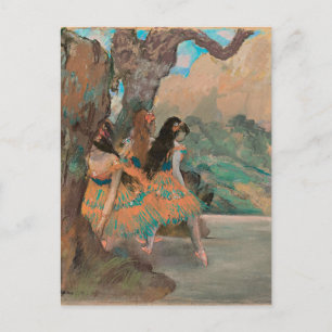 Postal Degas - Bailarinas de ballet, 1877,
