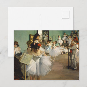 Postal Degas Ballet ensayar Dance Class Ballerina Art