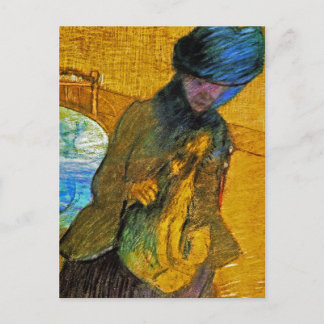 Postal Degas - Bella Artes Vintage - Mary Cassatt Con Per