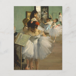 Postal Degas Dance Class Ballet Bailarines Ballerina Art