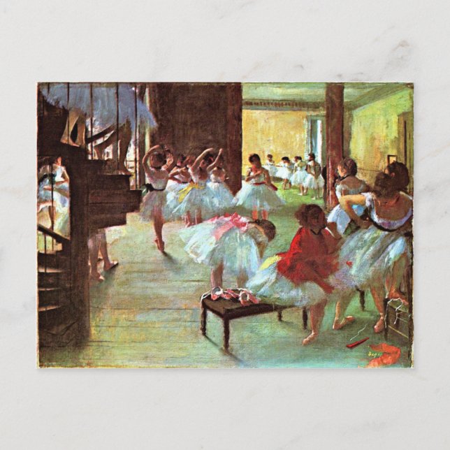 Postal Degas - Escuela de ballet (Anverso)