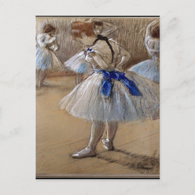 Postal Degas Study of a Dancer (Anverso)