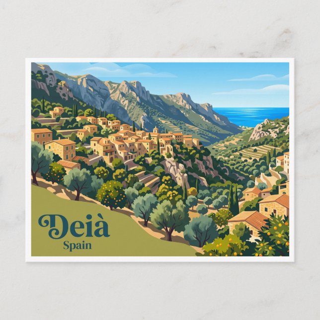 Postal Deià España (Anverso)
