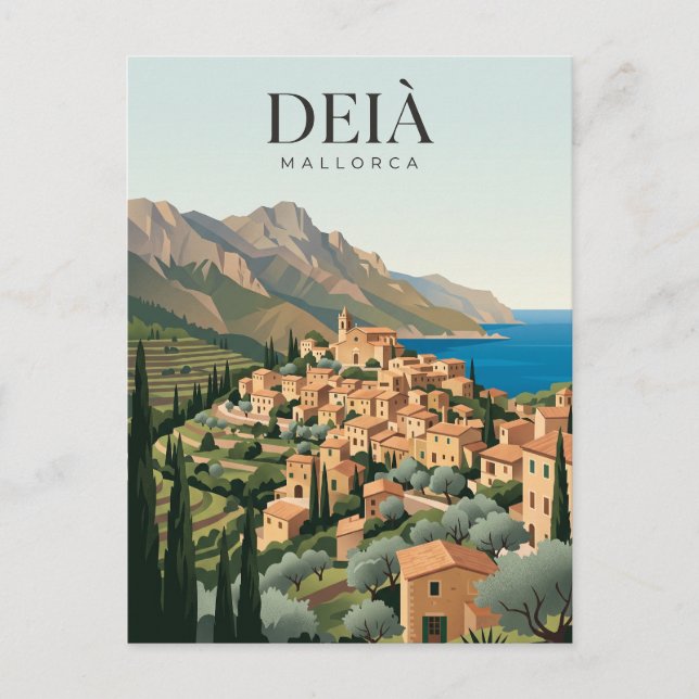 Postal Deià España (Anverso)