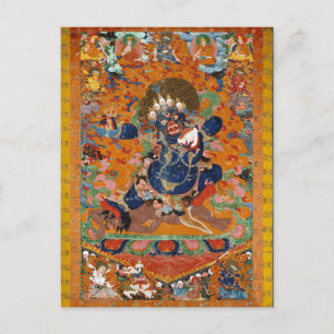 Postal Deidad budista tibetana Yama