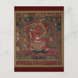 Postal Deidad del budista tibetano Rakta Yamari