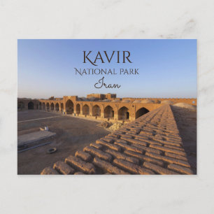 Postal Deir-e Gachin Caravansarai, Parque Nacional Kavir