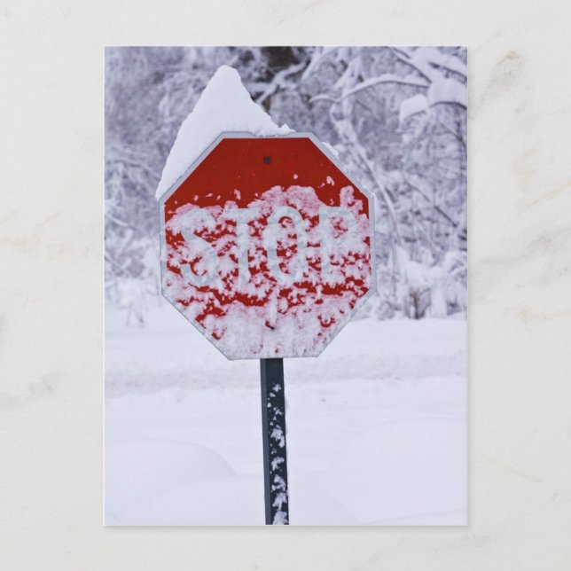 Postal ¡Deja De Nevar! (Anverso)