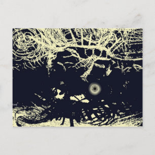 Postal Dejando el sol