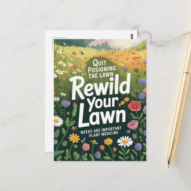 Postal Dejar de envenenar su Medicina Planetaria de Hierr (Anverso/Reverso In Situ)