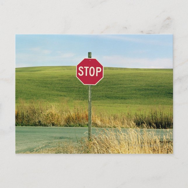 Postal Dejar de firmar en Country, Palouse, Washington (Anverso)