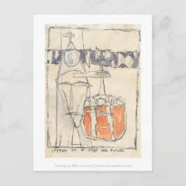 Postal Dejar pasar el pasado y el futuro