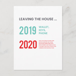 Postal Dejar tu casa en 2020 es mucho más difícil