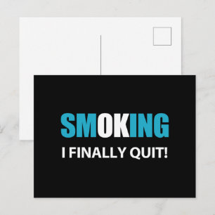 Postal Dejé de Fumar por Fin - Recompensa por Dejar de Fu