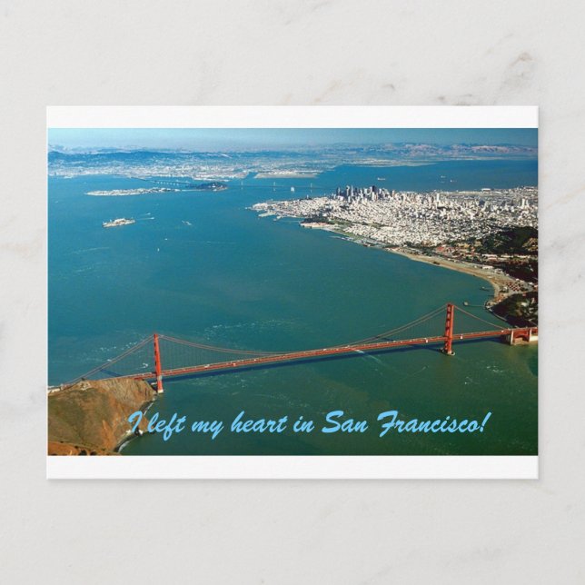 Postal Dejé mi corazón en San Francisco (Anverso)