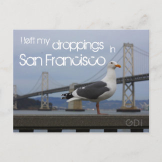 Postal Dejé mis excrementos en San Francisco
