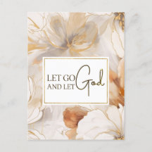 Dejen ir y dejen que Dios sea cristiano Inspirador