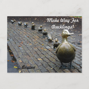 Postal ¡Dejen Lugar A Los Ducklings!