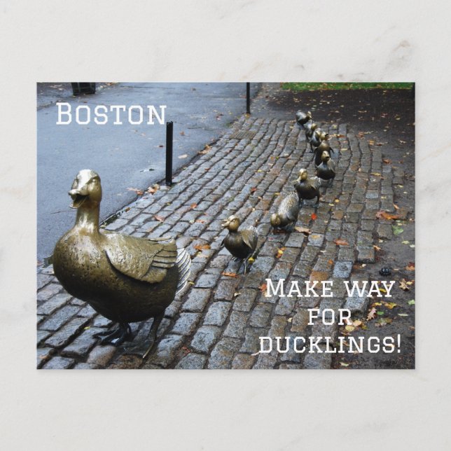 Postal Dejen Paso A Los Patitos (Anverso)