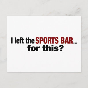 Postal ¿Dejó El Bar Deportivo Para Esto?