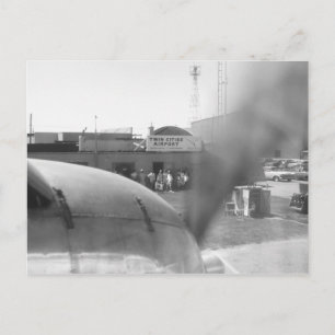 Postal del aeropuerto de ciudades gemelas