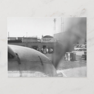 Postal del aeropuerto de ciudades gemelas